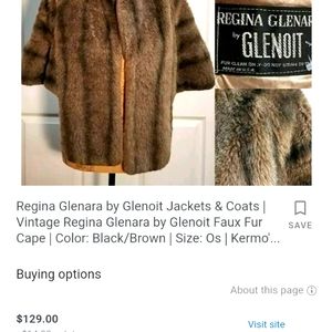 Ragina Glenara by Glenoit Fur Cape
